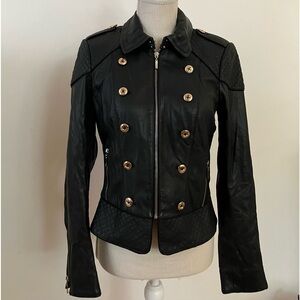 White House Black Market Leather Jacket